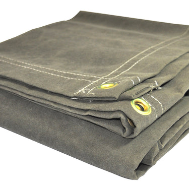 Dry Top 12 Ft. W X 16 Ft. L Heavy Duty Canvas Tarp Olive