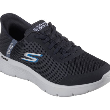Skechers Men's Slip-ins: GO WALK Flex - Hands Up (Black/Grey) Size 9