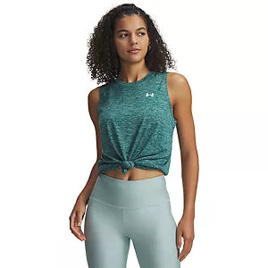 Under Armour UA Tech™ Twist Women's Tank (Rack Green/White) Size M