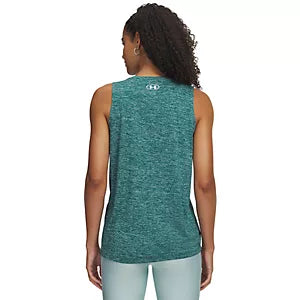 Under Armour UA Tech™ Twist Women's Tank (Rack Green/White) Size M