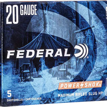 Federal Power-Shok 20 Gauge Hollow Point Rifled Slug 2-3/4" 3/4oz