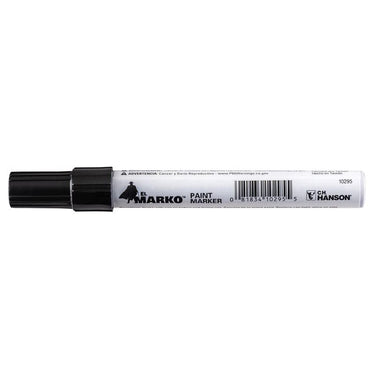 C.H. Hanson El Marko Black Valve Tip Paint Marker 12 pc