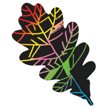 Scratch Art Set-Forest Leaves