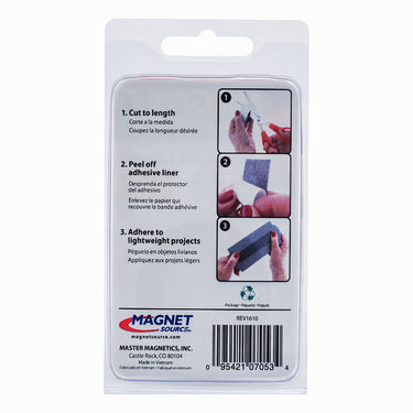 Magnet Source 30 in. L X 1 in. W Black Magnetic Tape 1