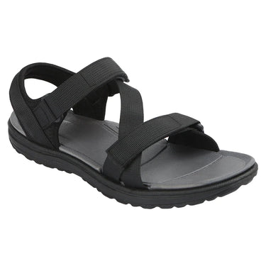 Northside Women's Bayview Open Toe Sport Sandal (Black) Size 6