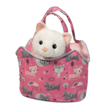 Douglas Purr-Fect Pals Sassy Sak with White Cat