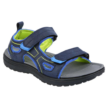 Northside Kid's Riverside Lite Open Toe Sport Sandal (Navy/Volt) Size 1