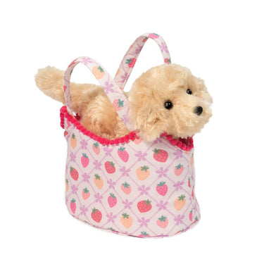 Douglas Berry Sweet Sassy Pet Sak w/ Golden Retriever Plush
