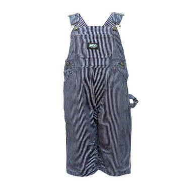 Key Infant Bib Overall (Hickory Stripe) Size 18M