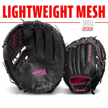 Franklin Sports Fastpitch Pro Series - 13" Pink - Right Hand Throw