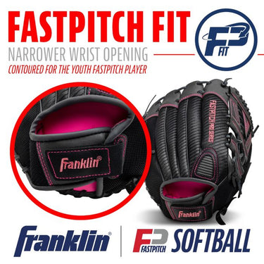 Franklin Sports Fastpitch Pro Series - 13" Pink - Right Hand Throw