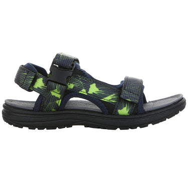 Northside Kid's Lakeside Open Toe Sport Sandal (Black/Volt) Size 6