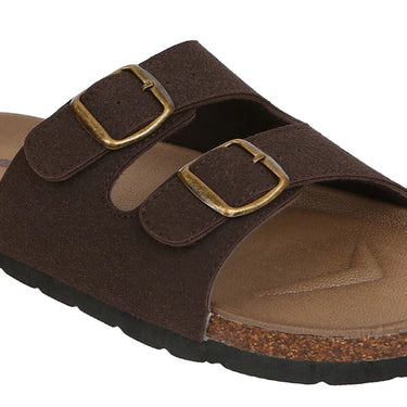 Northside Women's Mariani II Open Toe Footbed Sandal (Dark Brown) Size 9