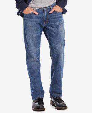 Levi's Men's 559 Relaxed Straight Fit Stretch Jeans (Steely Blue) Size 42X32