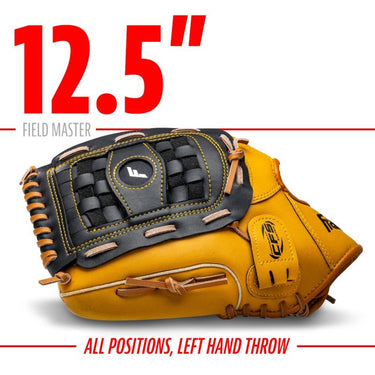 Franklin Sports 12.5" Field Master Fielding Glove (Tan/Black) Left-Hand Throw