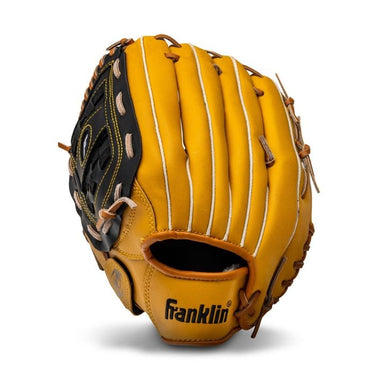 Franklin Sports 12.5" Field Master Fielding Glove (Tan/Black) Left-Hand Throw