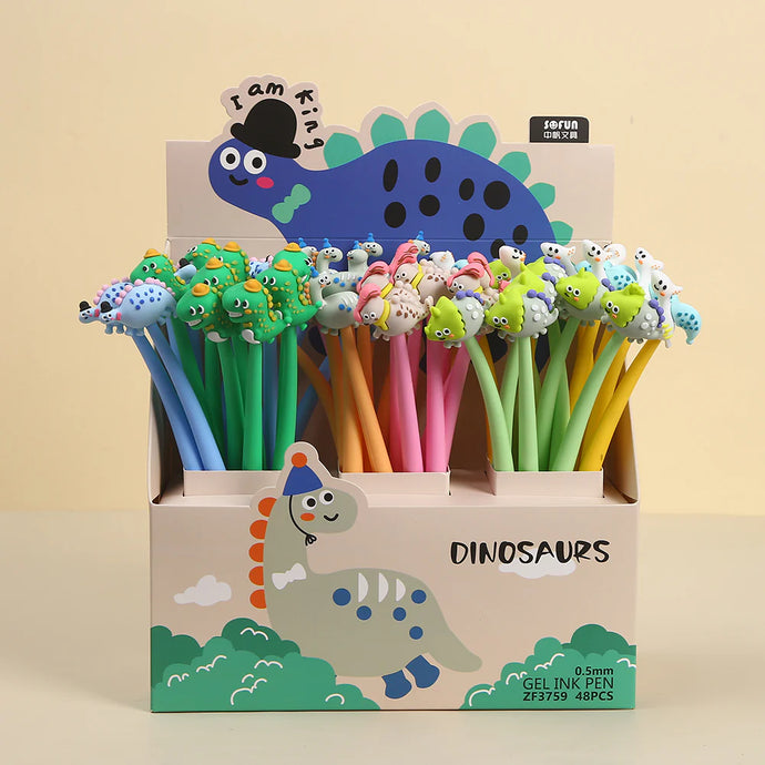 Cartoon Dinosaur Wiggle Gel Pen (sold separately)