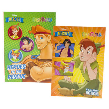 Disney Heroes - Colortivity Coloring Book - 80 Page - 2 assortments