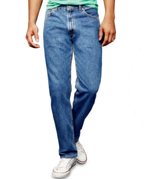 Levi's Men's 505 Regular Fit Non-Stretch Jeans (Medium Stonewash) Size 40X34