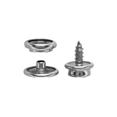 General 3/8 in. D Brass Screw Snap Fastener Refill 6 pk