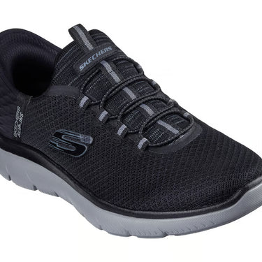 Skechers Men's Slip-ins: Summits - High Range (Black/Charcoal) Sizes 8M-14M