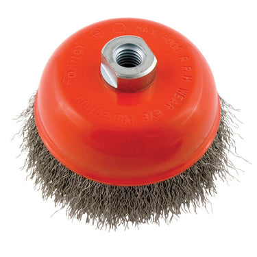 Forney 5 in. D X 5/8 in. Crimped Steel Cup Brush 8000 rpm 1 pc