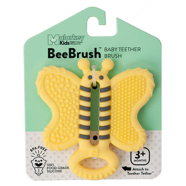Malarkey Kids Tooth Brush Teether - Bee Brush - Baby Toys