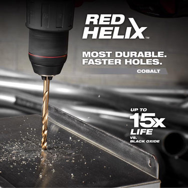 Milwaukee Red Helix 7/16 in. X 5.12 in. L Steel Thunderbolt Drill Bit 3-Flat Shank 1 pc