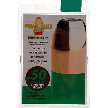 PowerBelt Bullets Copper .50 Cal Hollow Point 295 GR 15rd