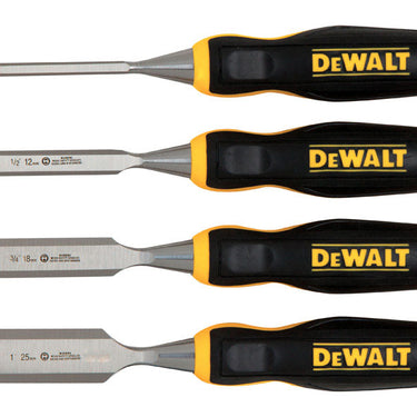 DeWalt 5 in. L Wood Chisel Set 4 pc