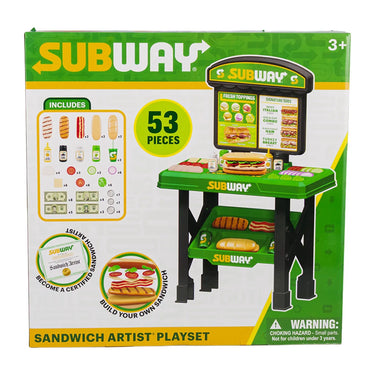 Box for the Subway Sandwich Maker Playset, 53 pieces