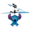 Stitch character helicopter with blue rotor blades