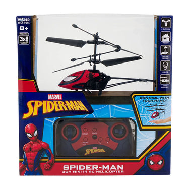 Marvel Spider-Man 2CH mini IR RC helicopter box, front