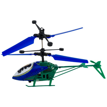 Blue and green FIFA World Cup mini RC helicopter