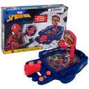 Marvel Spider-Man mini tabletop basketball game shown with its box