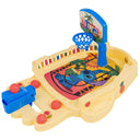Stitch tabletop basketball game with ball launcher and hoop