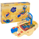 Disney Stitch mini tabletop basketball game shown with its box