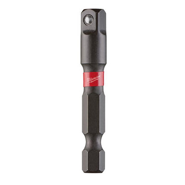 Milwaukee Shockwave Square 1/4 in. X 2 in. L Socket Adapter Steel 1 pc