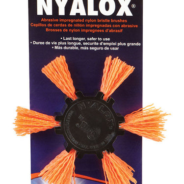 Dico Nyalox 4 in. D X 1/4 in. Aluminum Oxide Wheel Brush Mandrel Mounted Flap Brush 120 Grit 1 pc