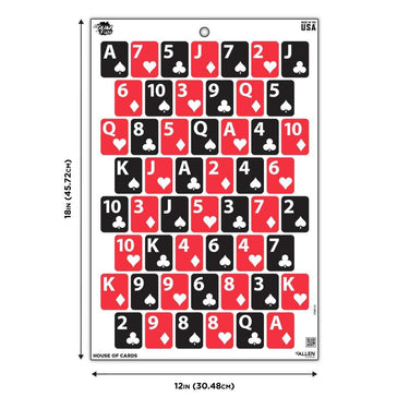EZ Aim Fun Get the Game On Paper Shooting Targets, 12"W x 18"H, 8-Pack