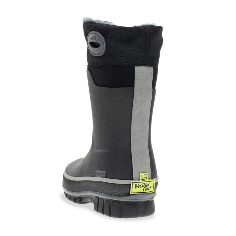 Load image into Gallery viewer, Youth Black Neoprene Snow Boots
