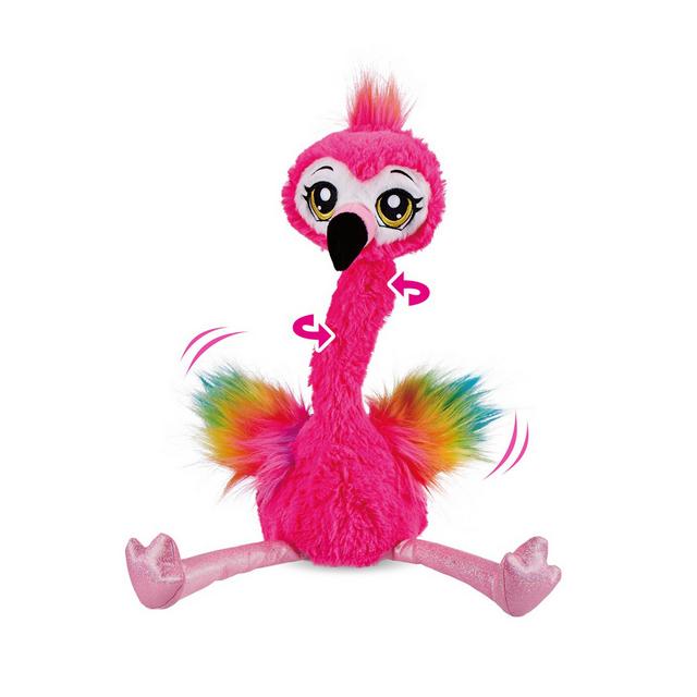 Pets Alive Frankie the Funky Flamingo Battery-Powered Dancing Robotic Toy