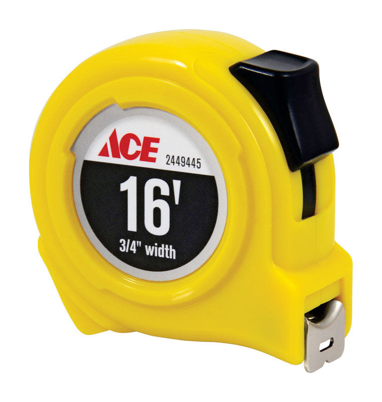 Load image into Gallery viewer, Ace 16 ft. L X 0.75 in. W High Visibility Tape Measure 1 pk
