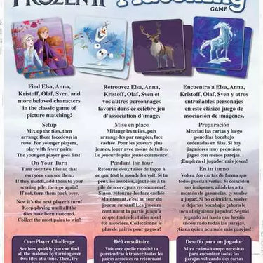 Family Game Disney Frozen 2 Matching - Game for kids [age] years up