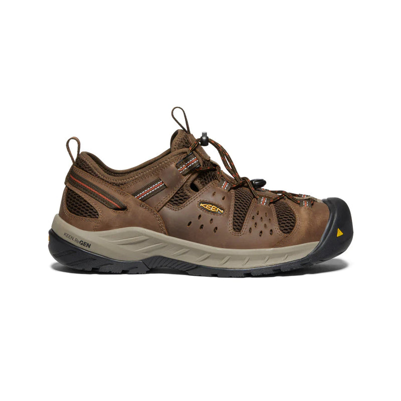 Load image into Gallery viewer, Keen Men&#39;s Atlanta Cool II (Steel Toe) 15EE Shitake/Rust
