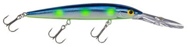 Rapala Warrior UV Custom-Painted Rapala Deep Husky Jerk (Cold Steel)