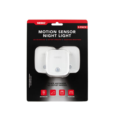 Nebo Motion Sensor Night Light - 3 Pack