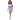 Barbie Fashionistas Doll #121 with Brown Hair and Prosthetic Leg in Blue Sweater Dress
