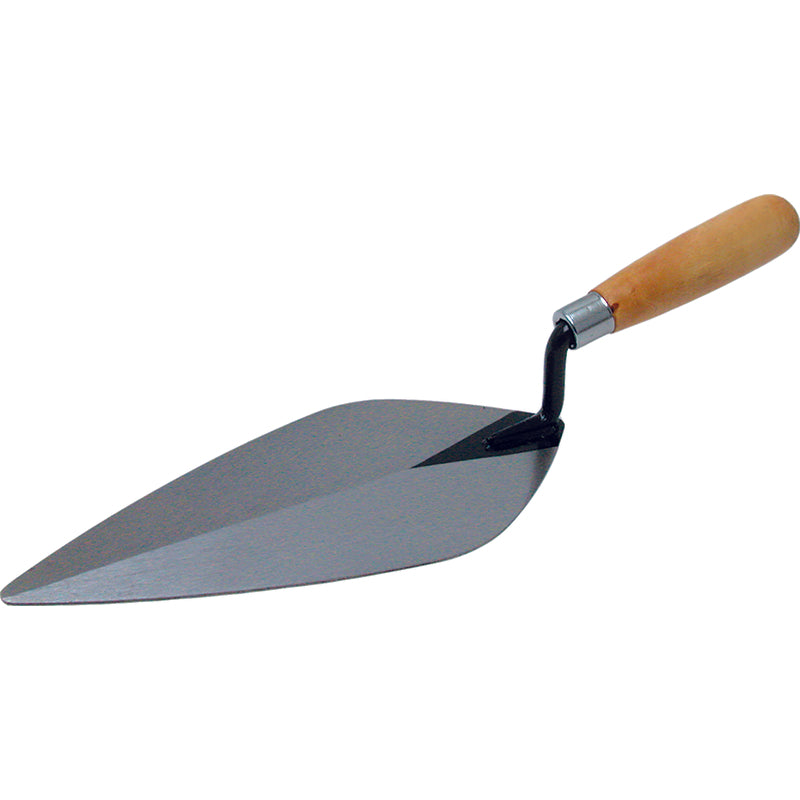 Load image into Gallery viewer, Marshalltown QLT 4-3/4 in. W X 10 in. L Polished Steel London Brick Trowel
