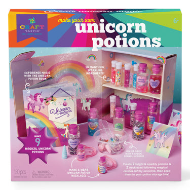 Craft-tastic – DIY Unicorn Potions Craft Kit – Includes Unicorn Potion Book with Magical Recipies Enchanted Ingredients